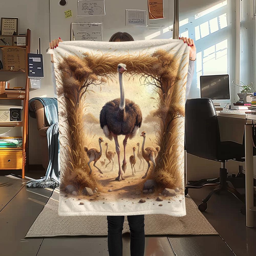 1 ks Flanelová deka s kresleným potiskem, Vysoce kvalitní, Pohodlná pro všechna roční období, Domácí dekorace, Teplo a pohodlí, Perfektní jako vánoční dárek k narozeninám