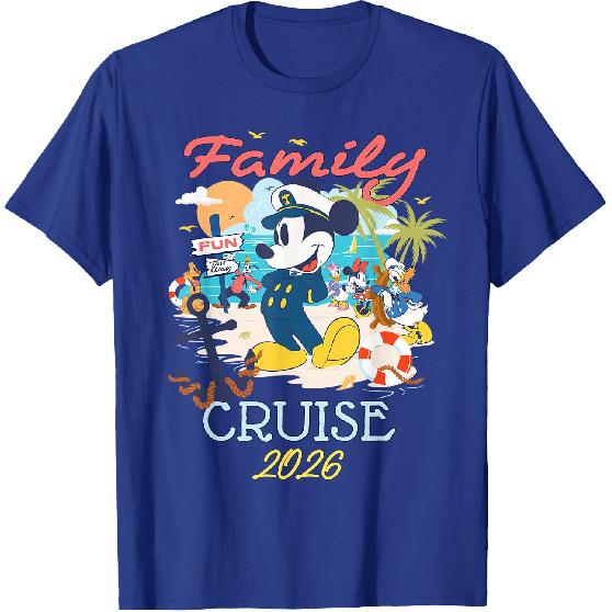 Disney Mickey Mouse & Friends Family Cruise 2026 Vacation T-Shirt