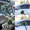 Windshield Cleaning Tool Windshield Cleaning Wand Auto Window Cleaner,Pieces Reusable Cloth Pads For Car Interior