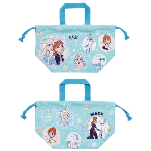 Skater Children's Lunch Bag with Gusset, Disney Frozen 2, Girls, Made in Japan, KB7-A