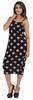 Inkmeso Womens Sexy Spaghetti Strap Dress Printed Bodycon Club Party Midi