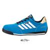 Safety Shoes Work Shoes 85127 Sneakers JSAA Class A Lace Pocket Mesh Easy to Drive Blue [Xebec] 24.0cm