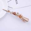 Headgear Spring And Summer High-End Hairpin, Women'S Adult Hairpin Alloy Paint Summer Disc Hair Ponytail Horn Clip