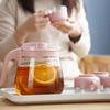 Zhishi 1700ML Glass Water Pitcher 2-Pack