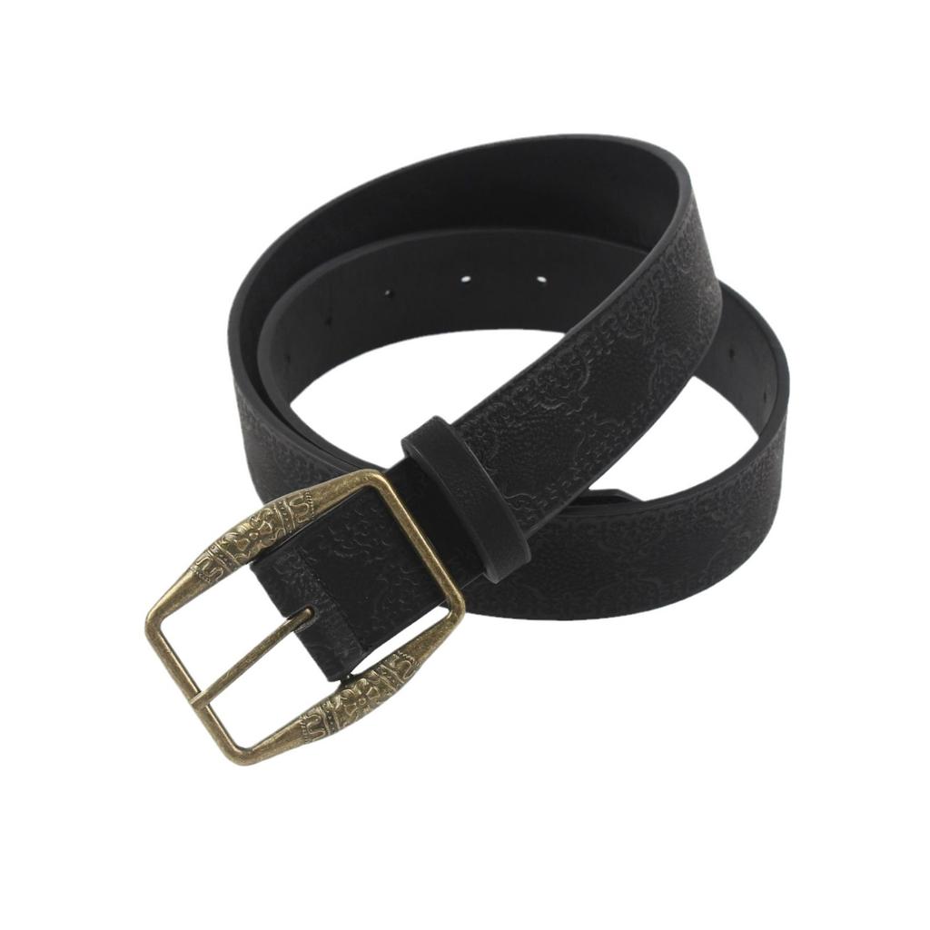 American Retro Women'S Belt Pattern Embossed Ethnic Style Belt, High-End Court Style