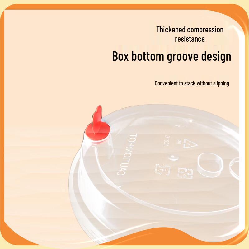 Food-Grade Transparent Milk Tea Cup Lids