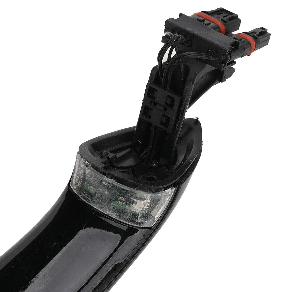 For BMW 5 6 7 Series F07 F10 F11 F06 F12 F13 F01 F02 4X Black Outer Outside Exterior Comfort Access Door Handle Set 51217231931
