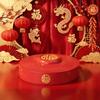 8-Compartment Nut Serving Tray 2 Layers Biscuit Fruit Plate New Year Decoration Candy Box  Wedding