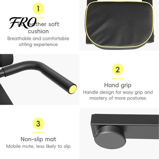Compact Stretching Device Inversion Table, Ergonomic Back Stretcher, Equipment Relieves Pain, Stretch The and Stretcher Neck, 330 Lbs Weight