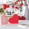 Pack of 3 Festival Wooden Heart Decorations Ideal for Christmas Birthday Event and Space Corners Embellishment