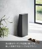 Yamazaki Tower 1956 Fire Extinguisher Stand with Label Stickers Black Direct from Japan
