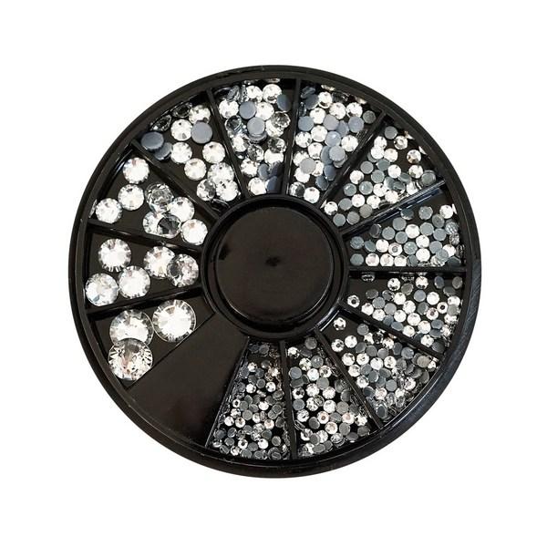 

12 наборов деталей для ногтей Barna Line Crystal, детали Line Stone Crystal, 1