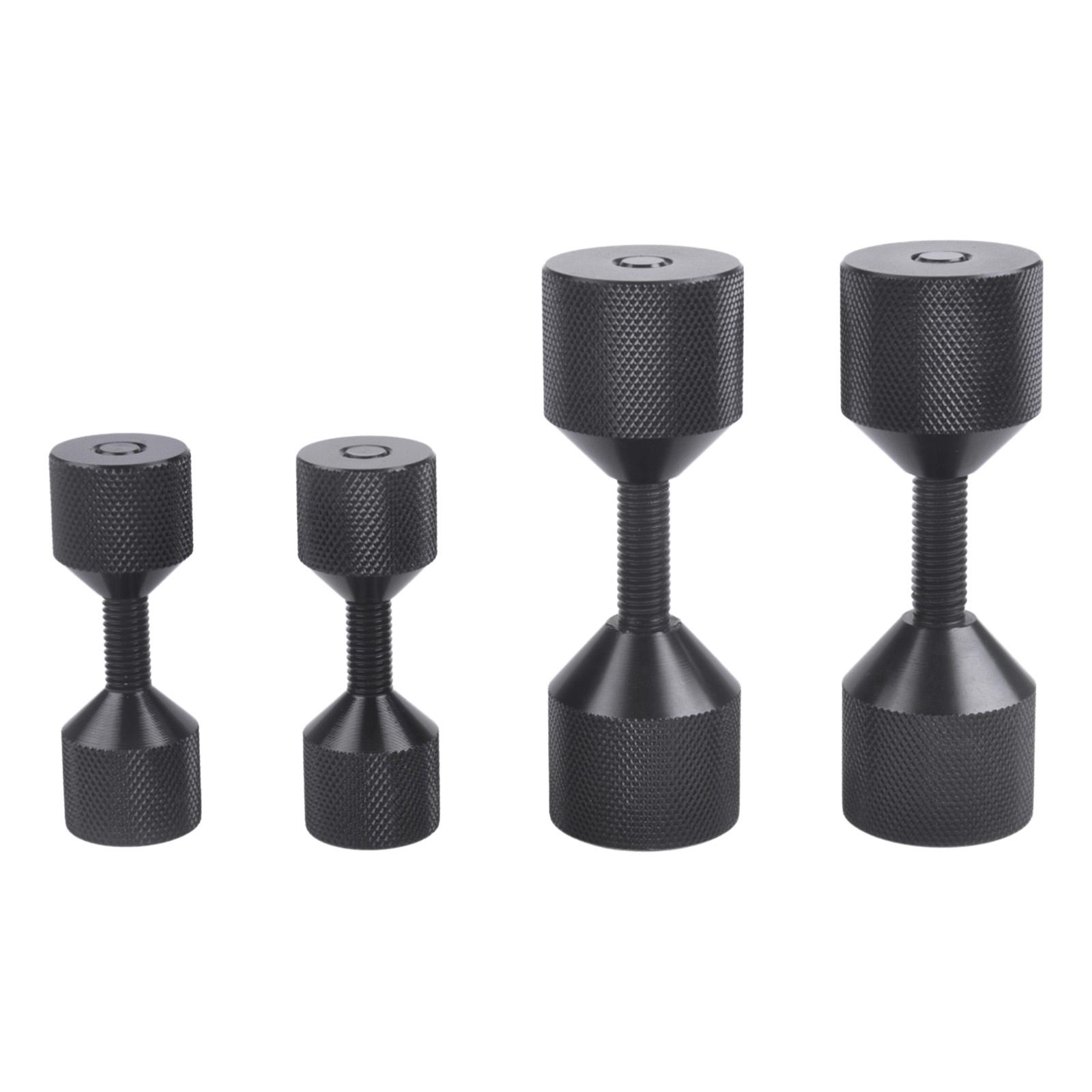 4PCS Aluminum&Stainless Steel 1-1/8 Inch Flange
