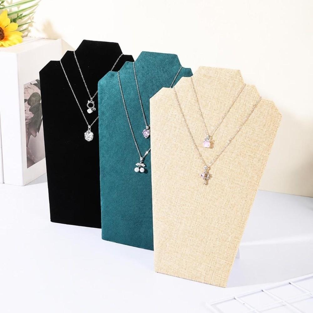 Velvet Jewelry Display Stand Black Necklace Holder Stand New Necklace Shelf  Jewelry Shop Window