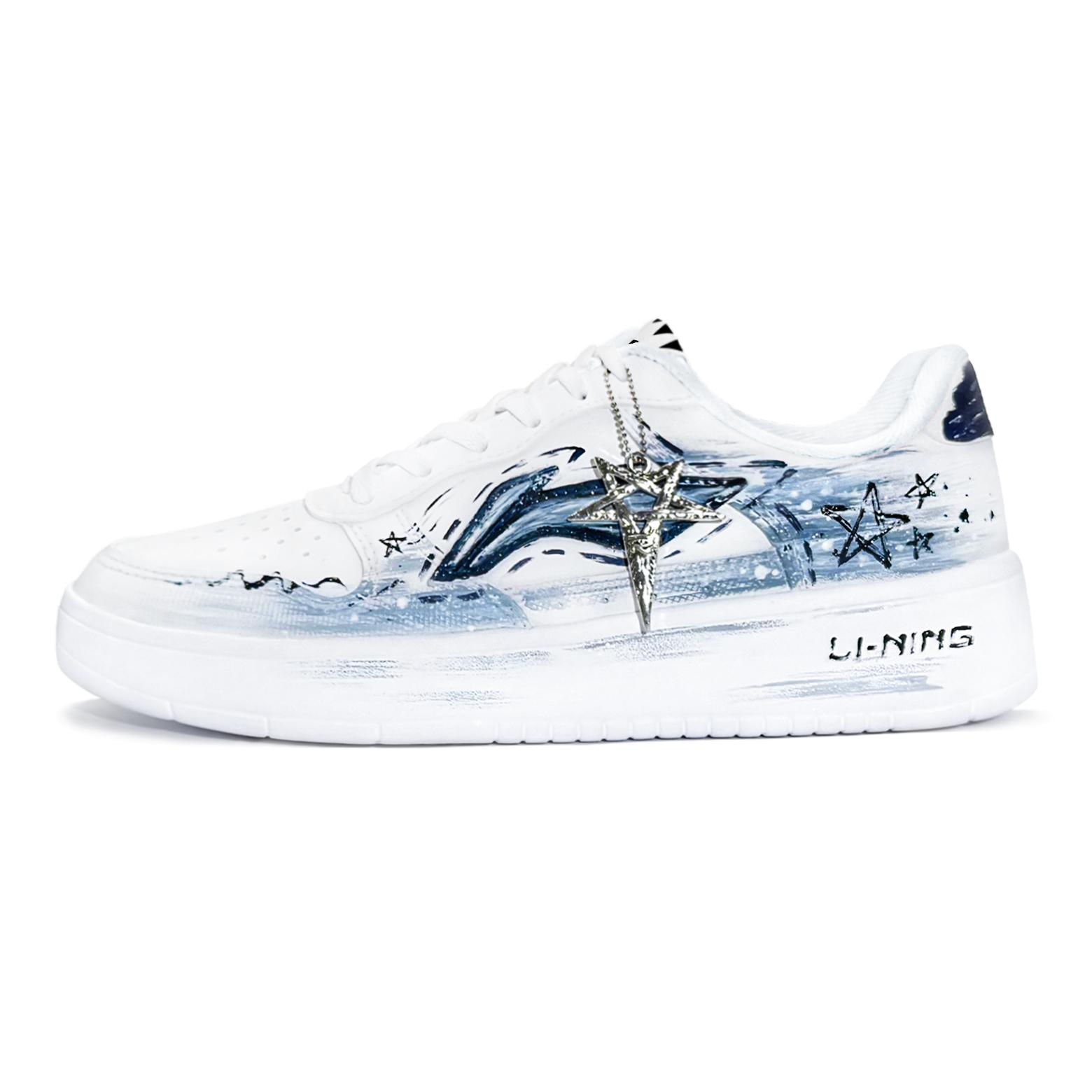 

Li Ning Плавучая лодка Легкая износостойкая Покрытие Износостойкая Легкая Низкие кроссовки AGCS419-1(КомандаДва-н) 39