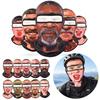 Breathable Funny Face Mask Sun Protection Prank Face Hood Stylish Full Face Headwear Motorcycle