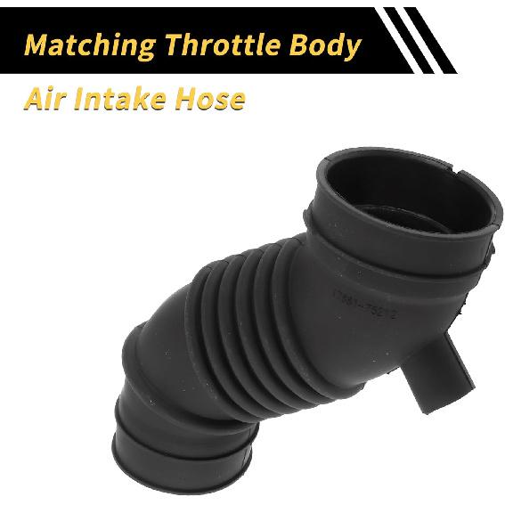 Manguera de admisión de aire del motor para Toyota Land Cruiser Prado LC120 2003-2009 Manguera de admisión del filtro de aire No. 1788175212 Goma 1 ud.