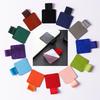 Creative PU Leather Self-Adhesive Pen Clip & Elastic Band Holder for Notebooks and Tablets