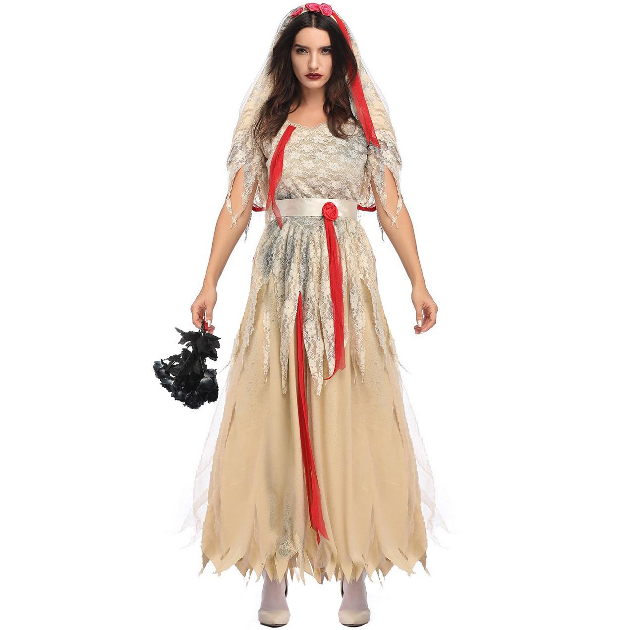 

Halloween costumes, vampires, demon ghost brides, adults, female Halloween, new products XL