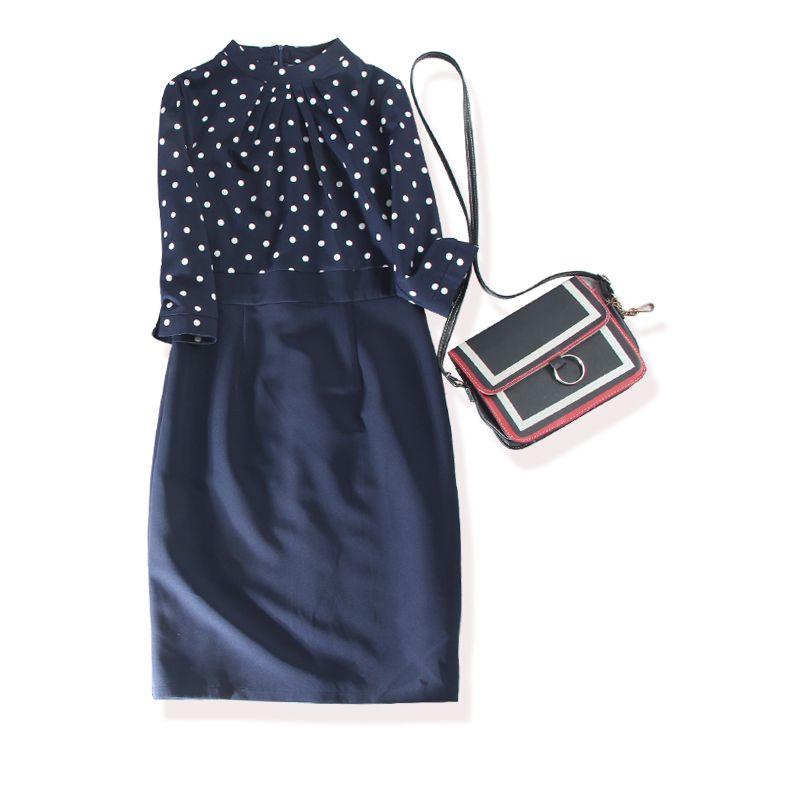 

Youth Belongs to Sexy Folding Fan Element Dress Dark Blue 4XL