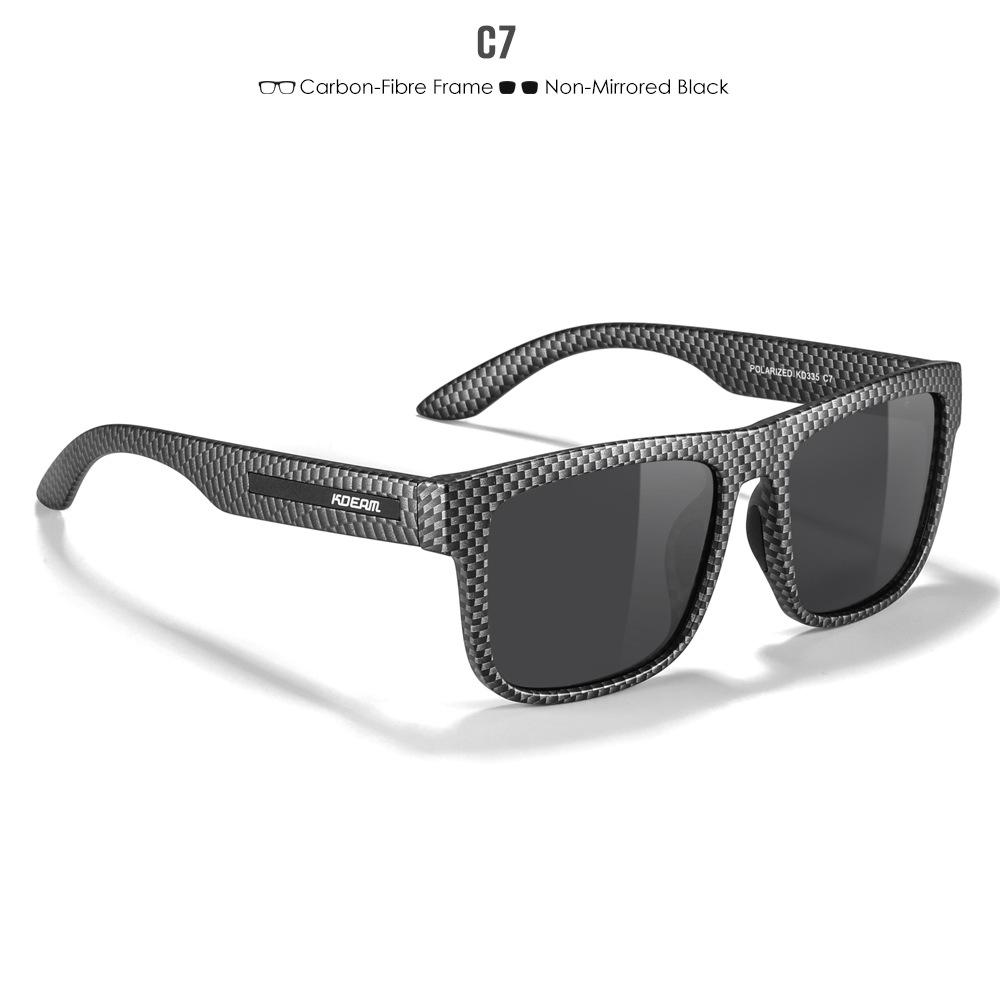 Polarized Sunglasses, Men'S And Women'S Square Sunglasses, Colorful Real Film Sunshades, Outdoor Driving Glasses