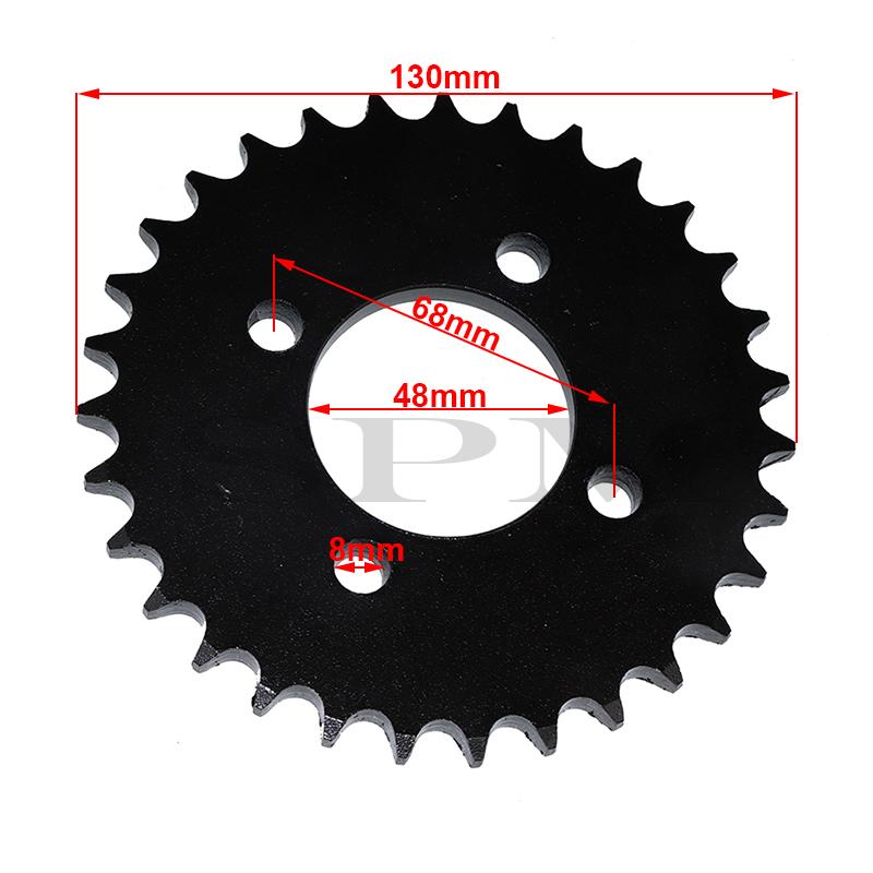 High Quality 428 31/32T 31 tooth 32 tooth 48mm Rear Sprocket for ATV Quad Pit Dirt Bike Buggy Go Kart Motorcycle Accessories 428 31T