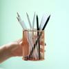 1PC Simple Makeup Brush Storaget Beauty Tools Brush Storage Bucket Desktop Pen Iron