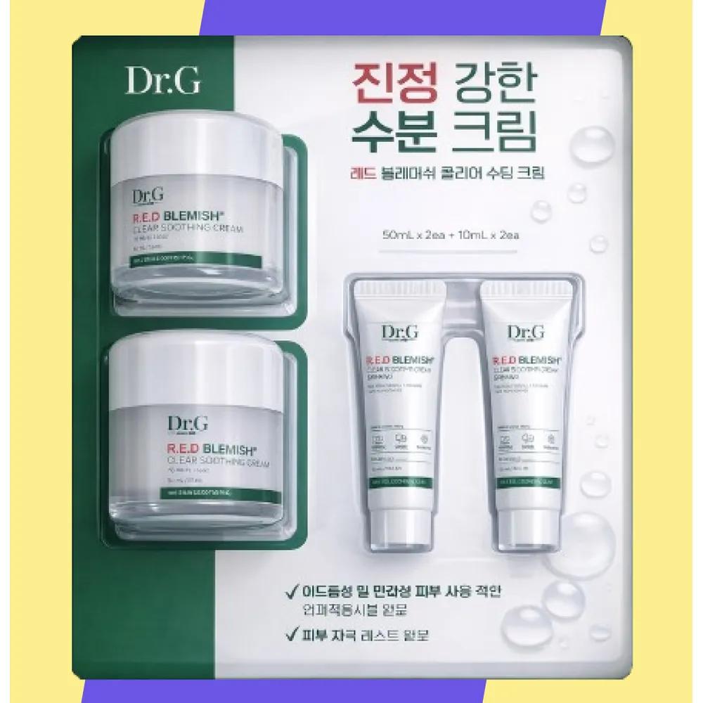 Dr.G Red Blemish Clear Soothing Cream 120ML Cica Moisturizing Cream