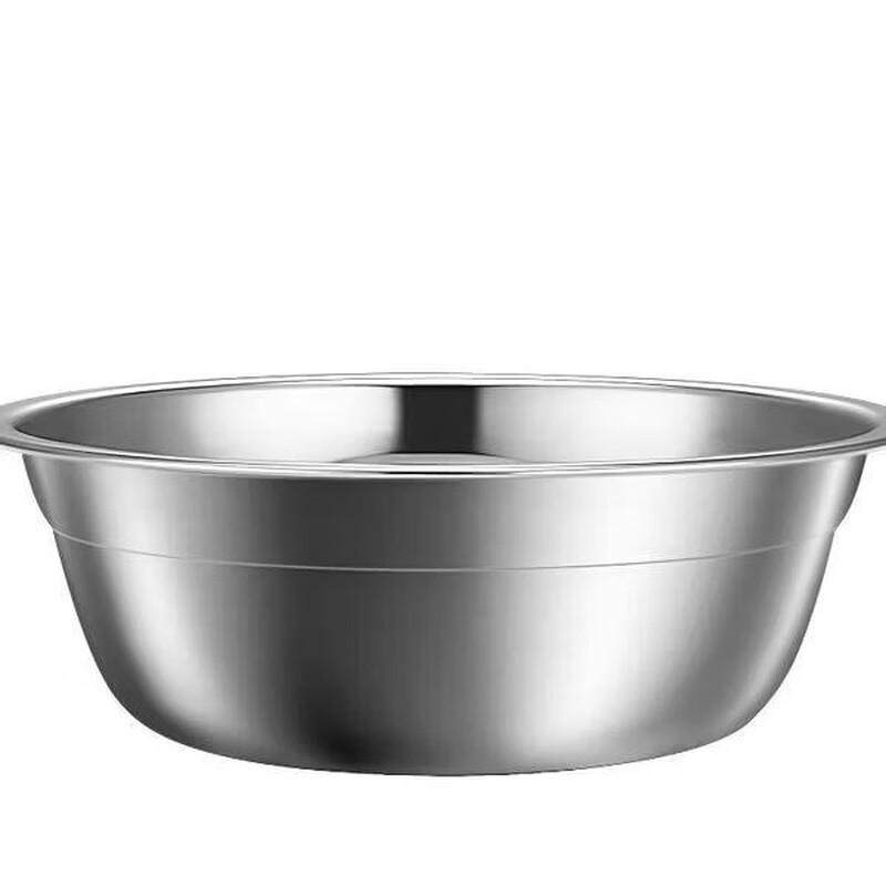 Jing Zhou Yuan Thickened Stainless Steel Round Bowls