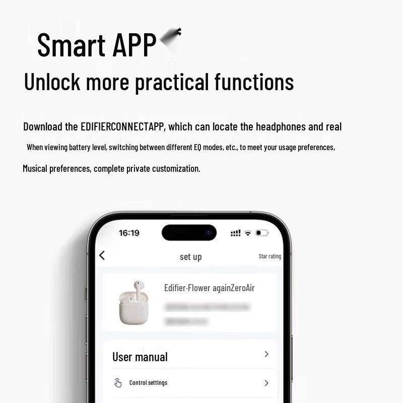 Edifier Zero Air True Wireless Semi-in-ear Earbuds