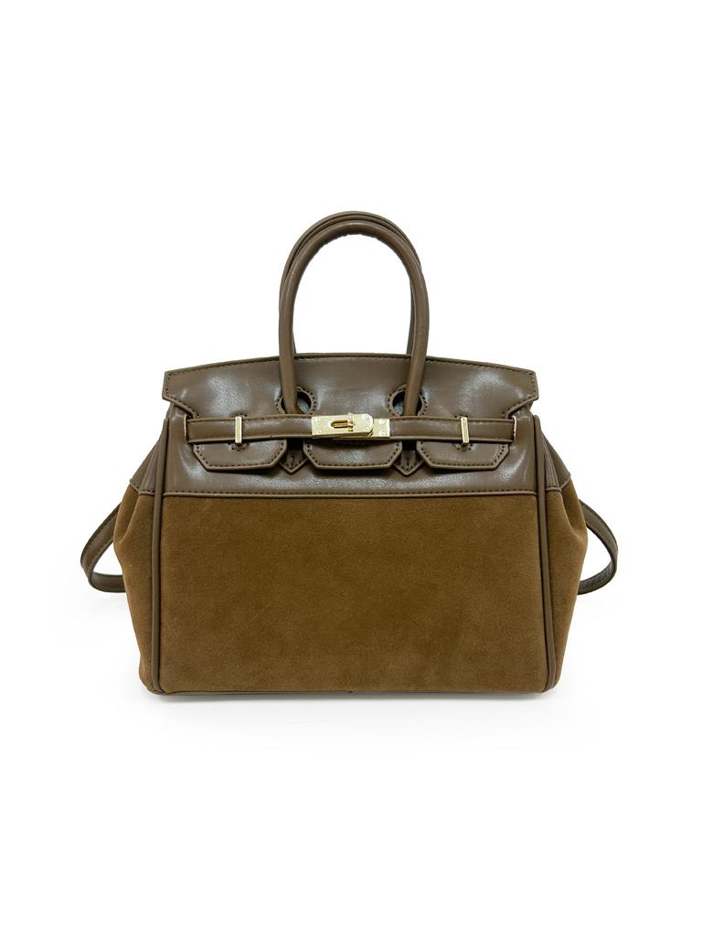 New High-end Bag Matte Contrasting Platinum Bag Portable Shoulder Messenger Women's Bag