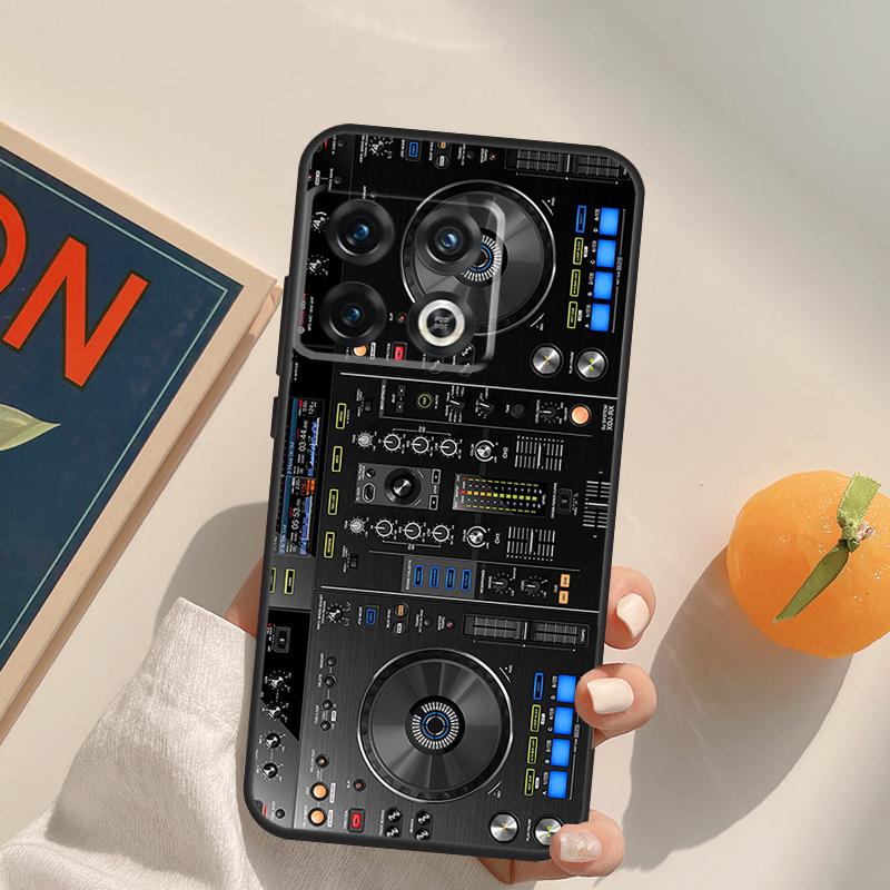 Electronic Music DJ Controller Mixer Case For OnePlus 12R 13R 13T 10R 15 13 12 11 10T 8T Nord CE 4 3 2 Lite N20 N30 Nord 5 Cover
