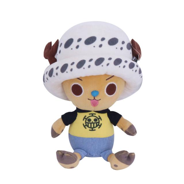 25cm Japanese Anime One Piece Plush Toys CartoonFigure Luffy Chopper Ace Roronoa Zoro Cute Stuffed Xmas Gifts