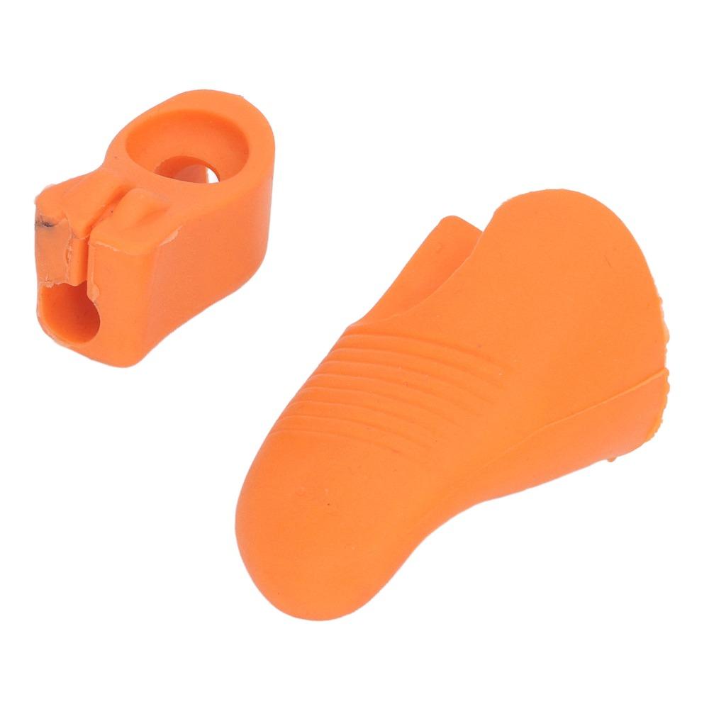 4PCS Rubber Violin Bow Grip Guide Orange Color Violin Bow Holder  Violin Teaching Aid