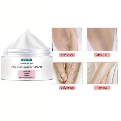 Crème dépilatoire hydratante, éclaircit le teint, hydrate, éclaircit le teint terne, raffermit la peau, douce et non irritante