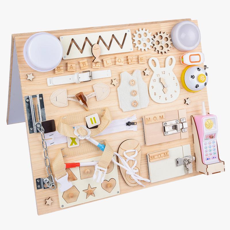 Montessori Puzzle Board: Educational Toy for Early Learning and Cognitive Development
