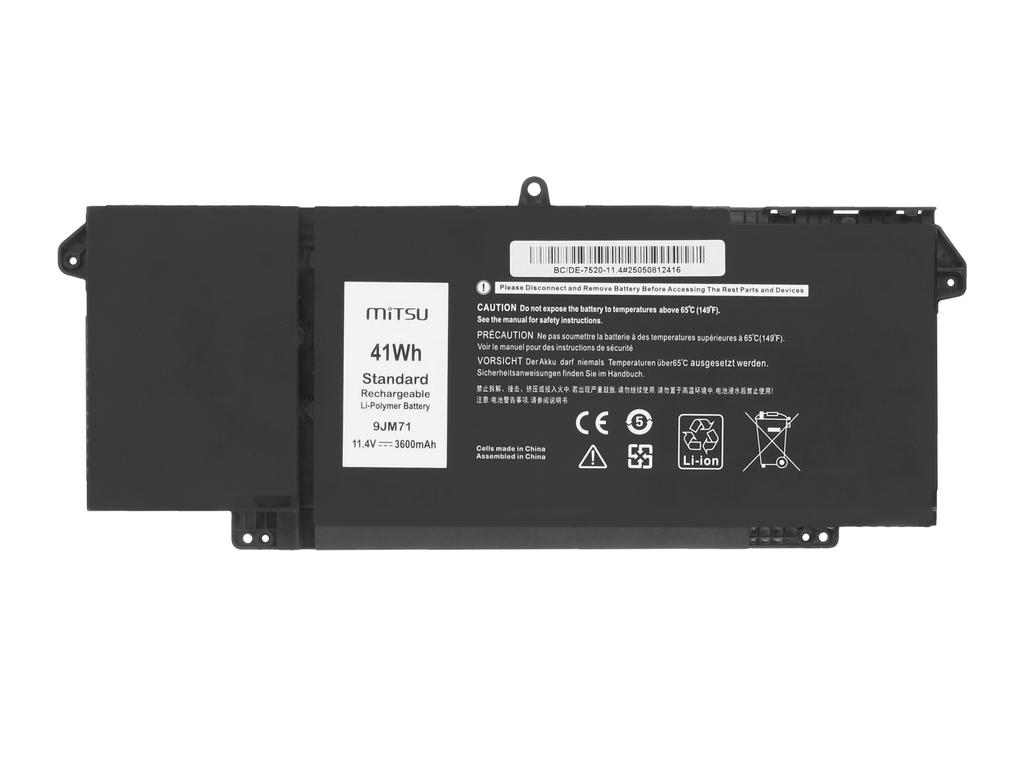 Bateria 9JM71 7FMXV do Dell Latitude 5320 7320 7420 7520 - 11.4V