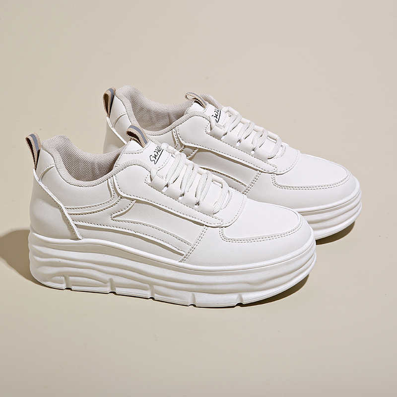 S vázáním Ekokůže Podzimní Kozačky Pro Ženy Pletené Ploché Dámské Boty Tenisky Dámské Značky Sport Vysoká Móda