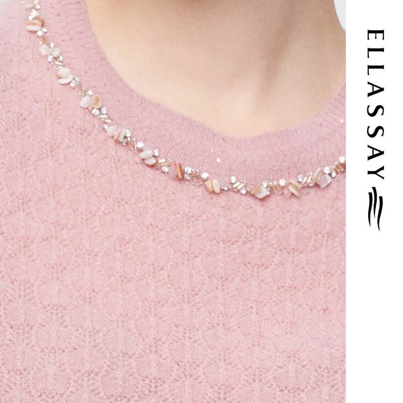 ELLASSAY Women's Light Romantic Knit Sweater