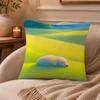 Cute Animals Spring Sleep Series Cushion Cover Anti-dustmite Pillowcase Invisible zipper silky short plush Sofa cushion cover