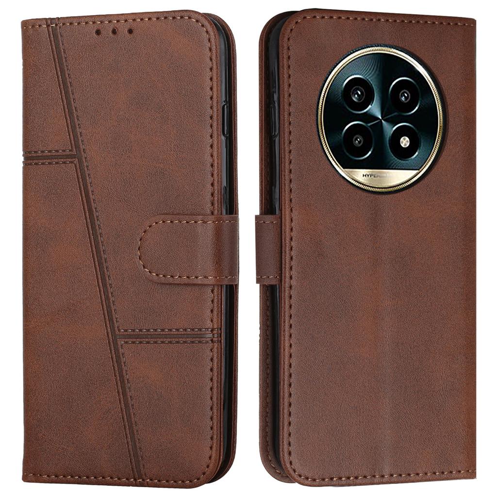 For Realme 13 Pro 5G (Global)/13 Pro+ 5G (Global) Case Stand Flip Protective Leather Phone Cover