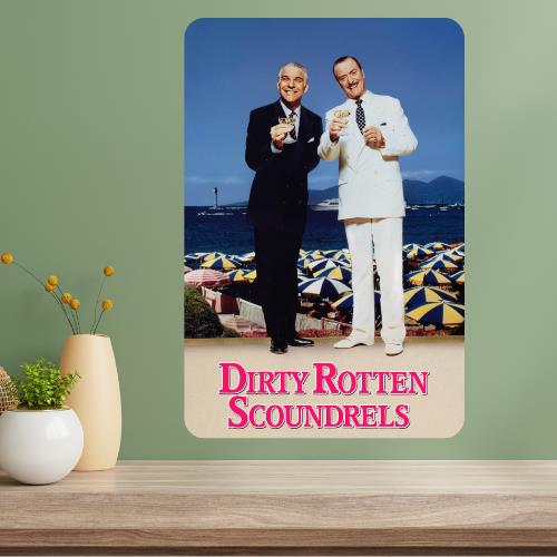 Dirty Rotten Scoundrels Classic Movie Metal Poster Sign 20x30cm（7.8x11.8inch）
