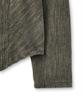 NOIRER Two-Tone Velvet Ribbed Structure T-Shirt (Dusty Beige)