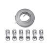 6 Fasteners Steel Clamp Hose Clamps Range Stainless
