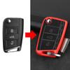 AEXYVP1 For Volkswagen VW Golf 7 Mk7 Tiguan MK2 Polo Seat Ibiza 6J Leon 5F FR MK3 Skoda Kodiaq Octavia 3 A7 Car Key Case Cover