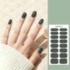 3PCS Solid Color No-Bake Gel Nail Stickers, Easy Application, Long-Lasting