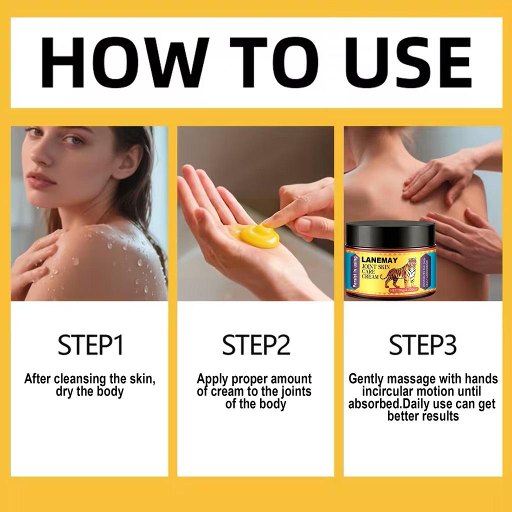 Joint Skin Care Cream-Stronh Moisturizing & Nourishing Parpreties-Relaxing & Repairing, Enhancing The Skin Barrier-120g