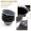 4 Pcs Nonstick Fluted Cake Mold 4 Inch Muffin Cups Easy to Clean Oven Baking Mold  Cupcake