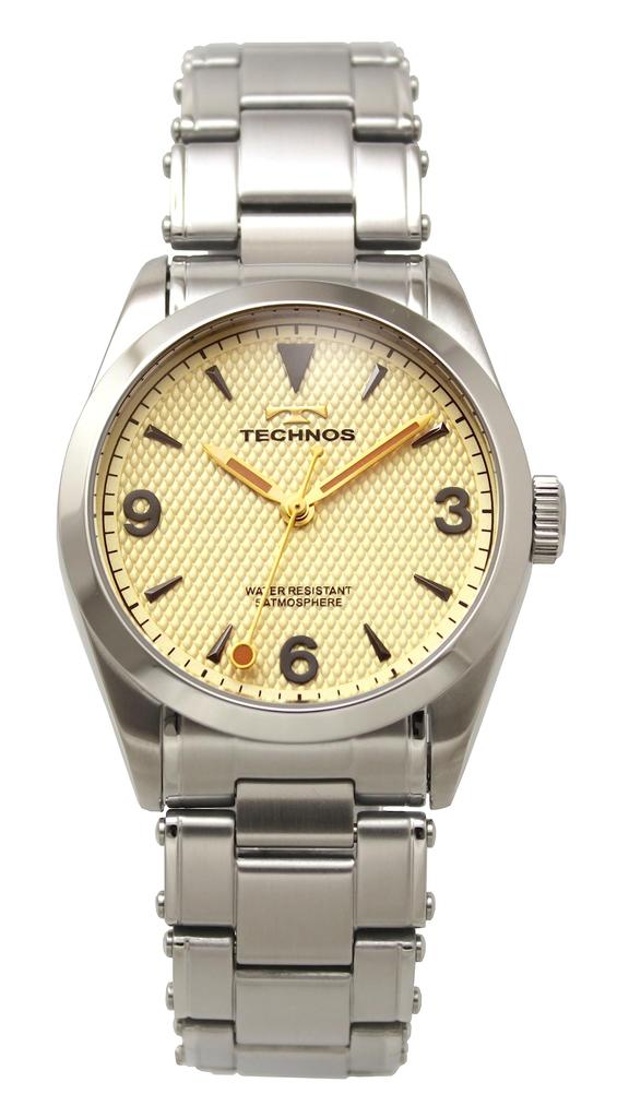 [Technos] 3 Hand Watch T9B89SV Men's Silver