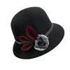 Ladies' Comfortable And Casual Fashionable Warm Basin Hat Solid Color Hat